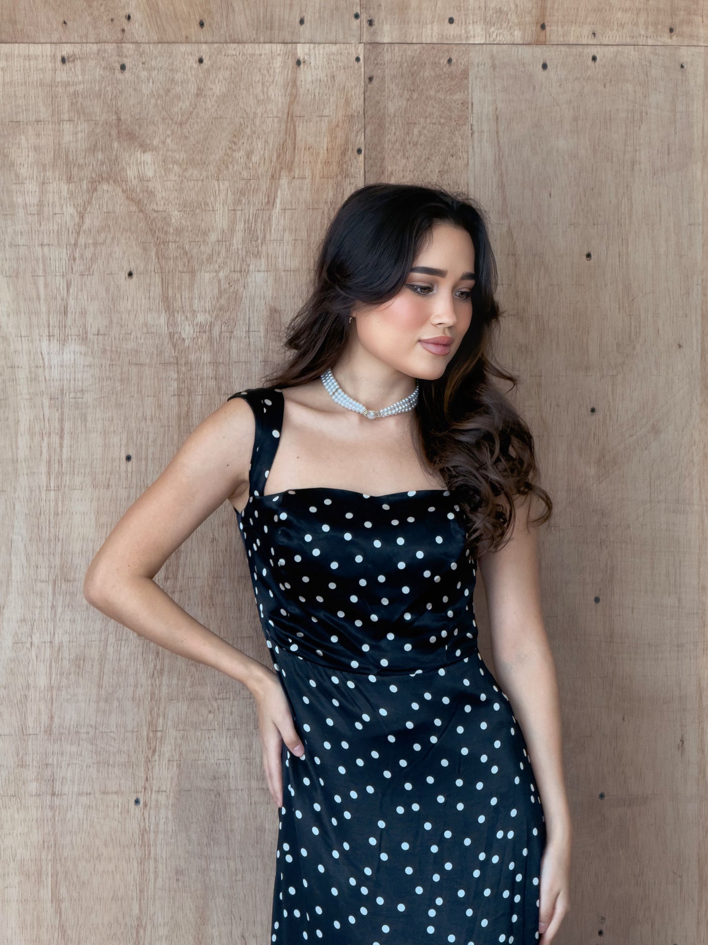 Classic Black Polka Dot Dress