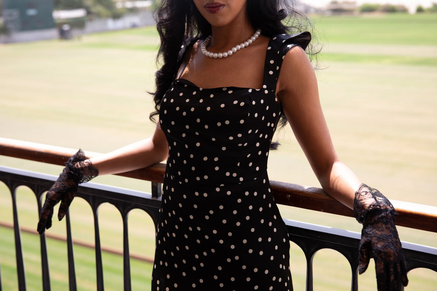 Classic Black Polka Dot Dress